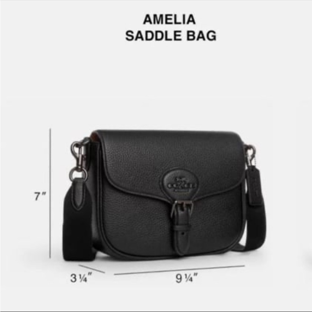 Coach Amelia Saddle Bag